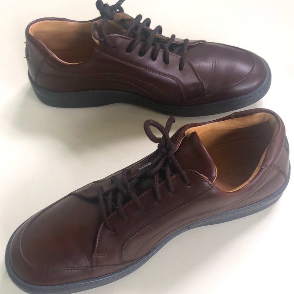 Coach Men's Brown Leather Dress Shoes Sz 11D